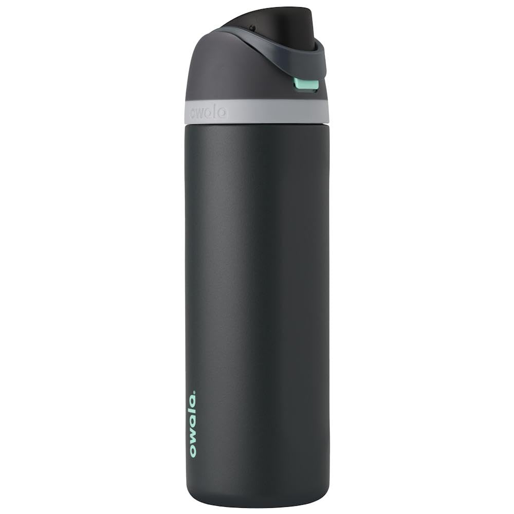 Owala Kids FreeSip Insulated Stainless Steel Water Bottle with Straw for Sports, Travel, and School, BPA-Free Sports Water Bottle, 16 oz, All The Berries