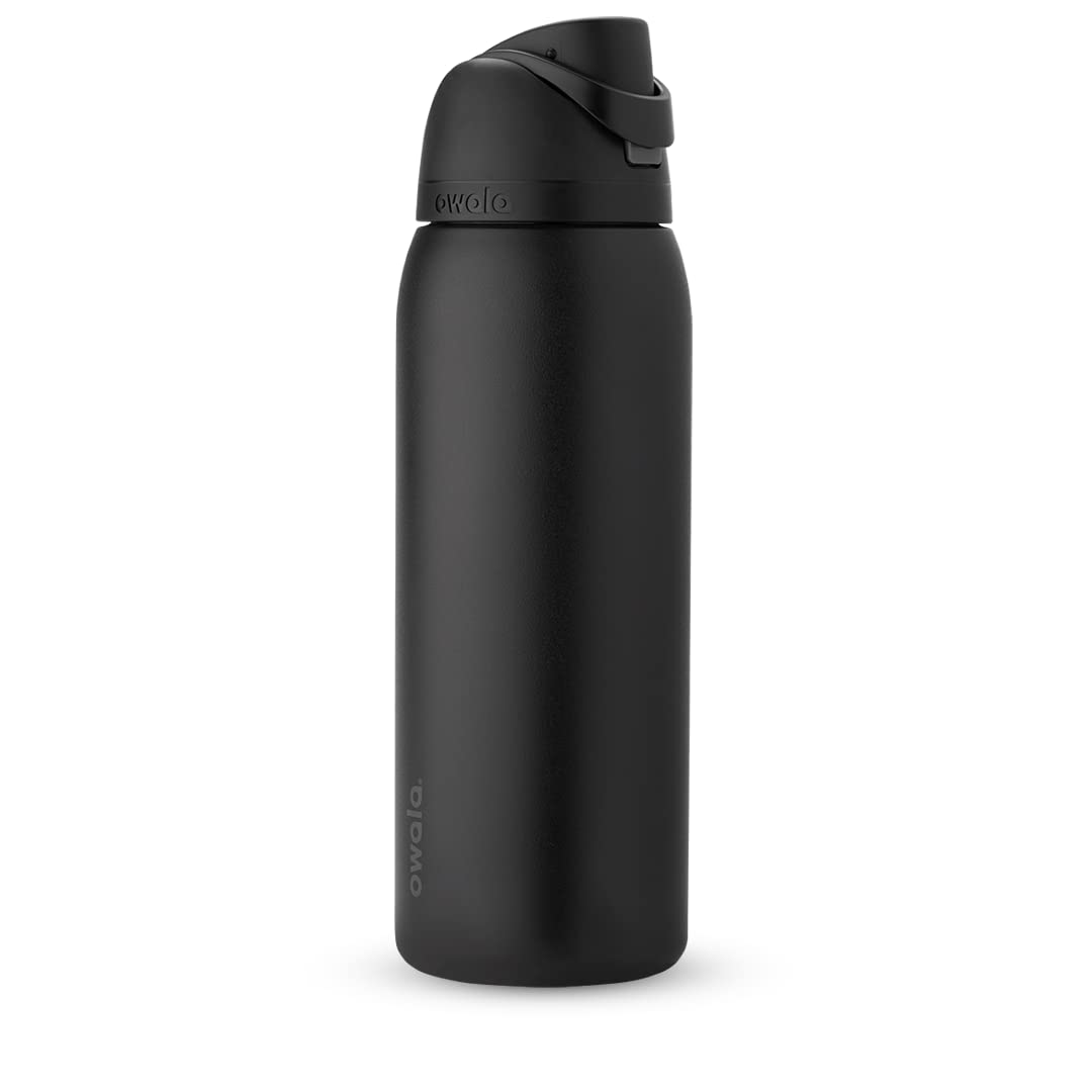 Owala Kids FreeSip Insulated Stainless Steel Water Bottle with Straw for Sports, Travel, and School, BPA-Free Sports Water Bottle, 16 oz, All The Berries