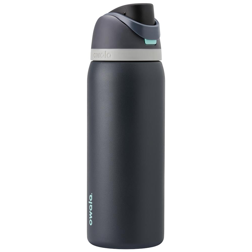 Owala Kids FreeSip Insulated Stainless Steel Water Bottle with Straw for Sports, Travel, and School, BPA-Free Sports Water Bottle, 16 oz, All The Berries