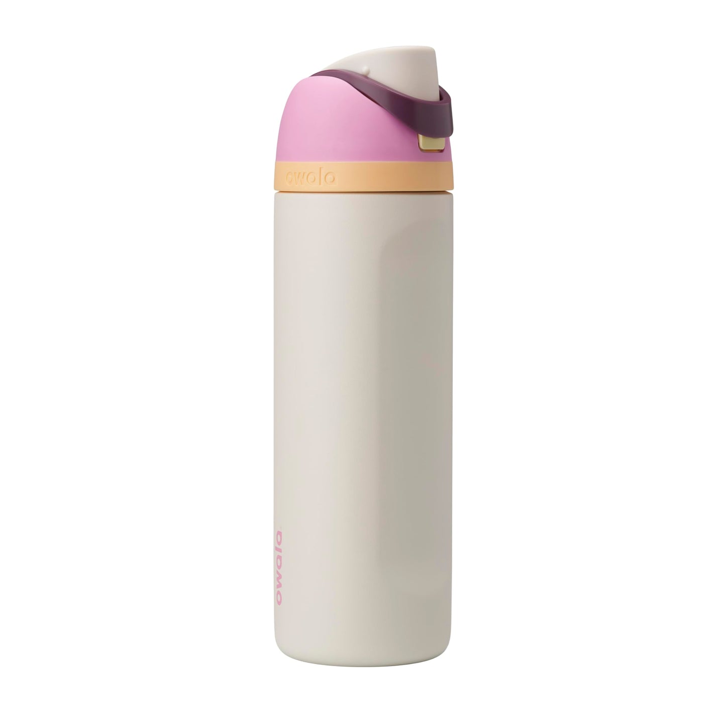 Owala Kids FreeSip Insulated Stainless Steel Water Bottle with Straw for Sports, Travel, and School, BPA-Free Sports Water Bottle, 16 oz, All The Berries