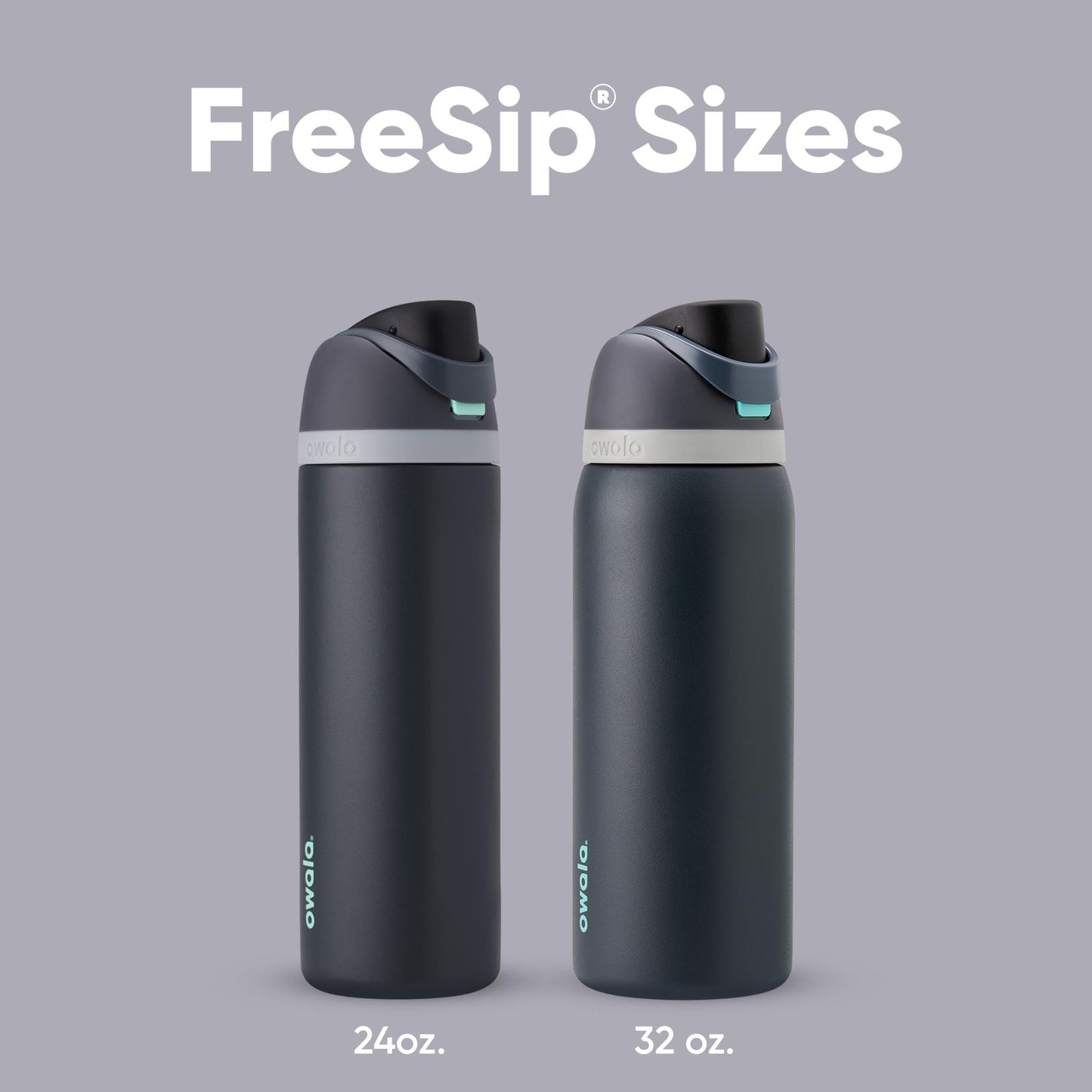 Owala Kids FreeSip Insulated Stainless Steel Water Bottle with Straw for Sports, Travel, and School, BPA-Free Sports Water Bottle, 16 oz, All The Berries
