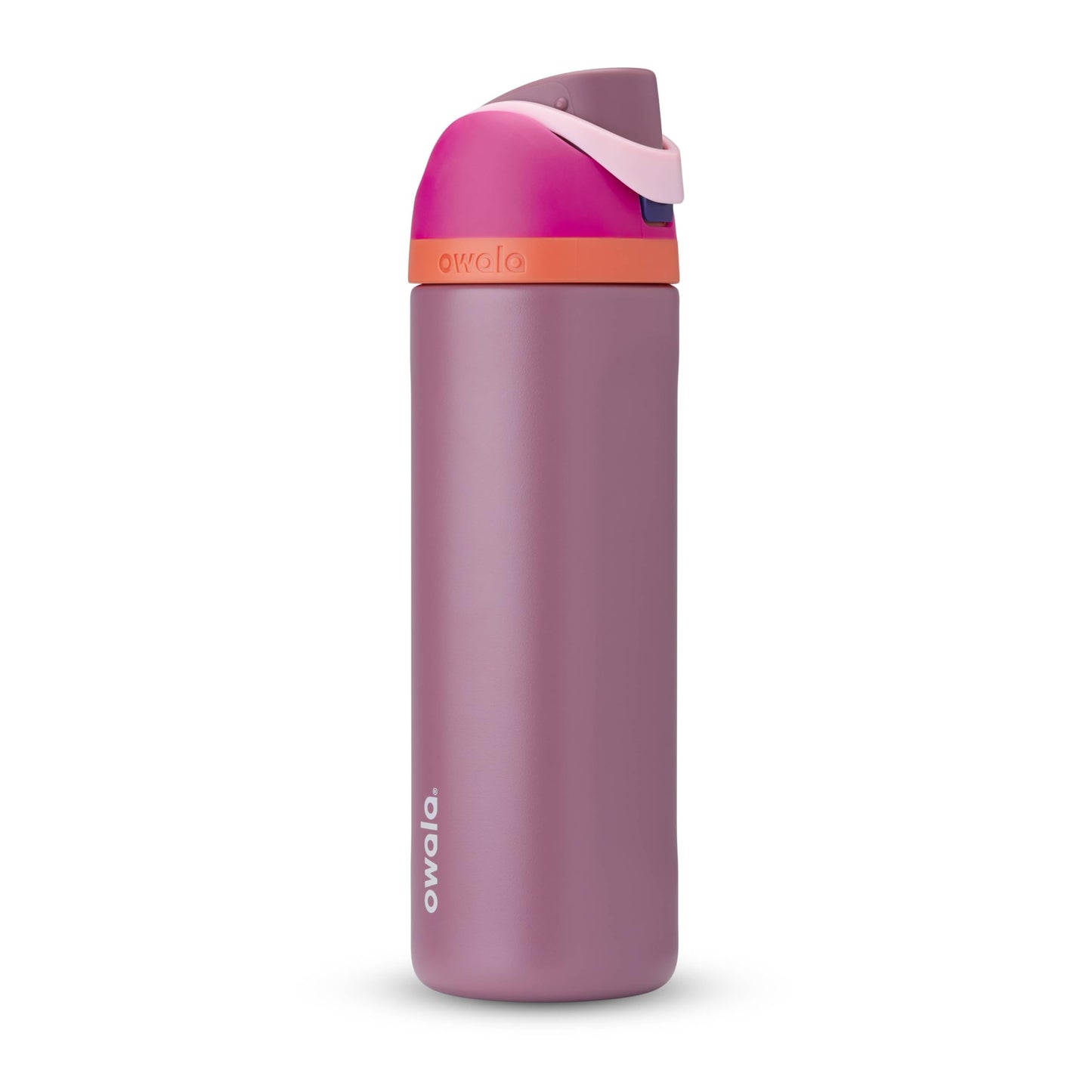 Owala Kids FreeSip Insulated Stainless Steel Water Bottle with Straw for Sports, Travel, and School, BPA-Free Sports Water Bottle, 16 oz, All The Berries