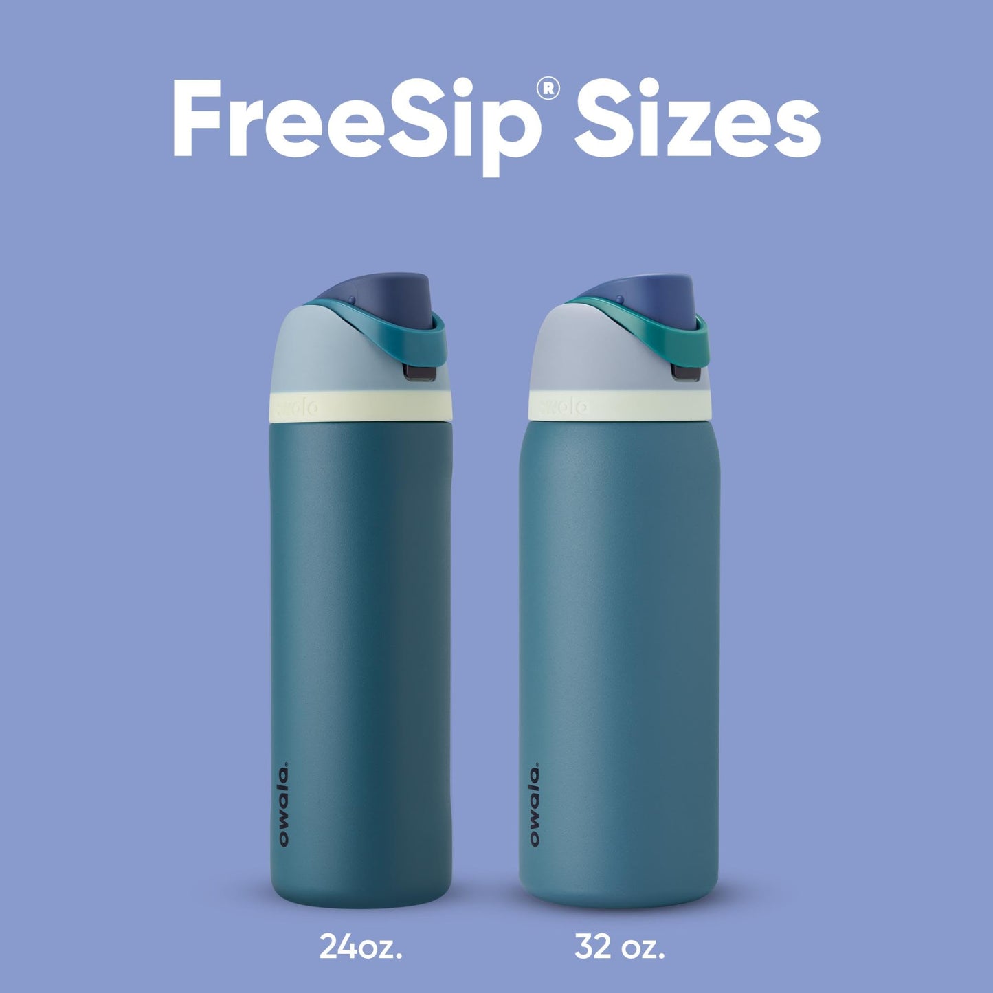 Owala Kids FreeSip Insulated Stainless Steel Water Bottle with Straw for Sports, Travel, and School, BPA-Free Sports Water Bottle, 16 oz, All The Berries