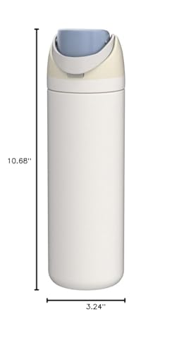 Owala Kids FreeSip Insulated Stainless Steel Water Bottle with Straw for Sports, Travel, and School, BPA-Free Sports Water Bottle, 16 oz, All The Berries