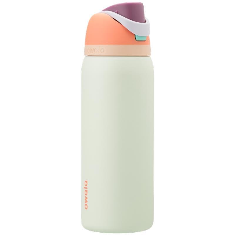 Owala Kids FreeSip Insulated Stainless Steel Water Bottle with Straw for Sports, Travel, and School, BPA-Free Sports Water Bottle, 16 oz, All The Berries