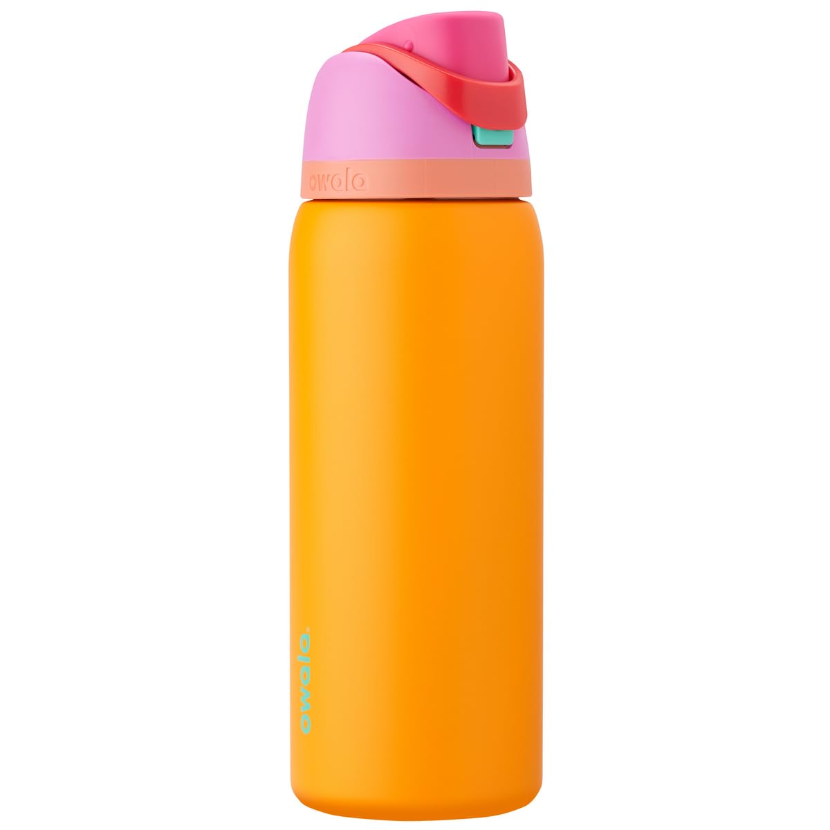Owala Kids FreeSip Insulated Stainless Steel Water Bottle with Straw for Sports, Travel, and School, BPA-Free Sports Water Bottle, 16 oz, All The Berries