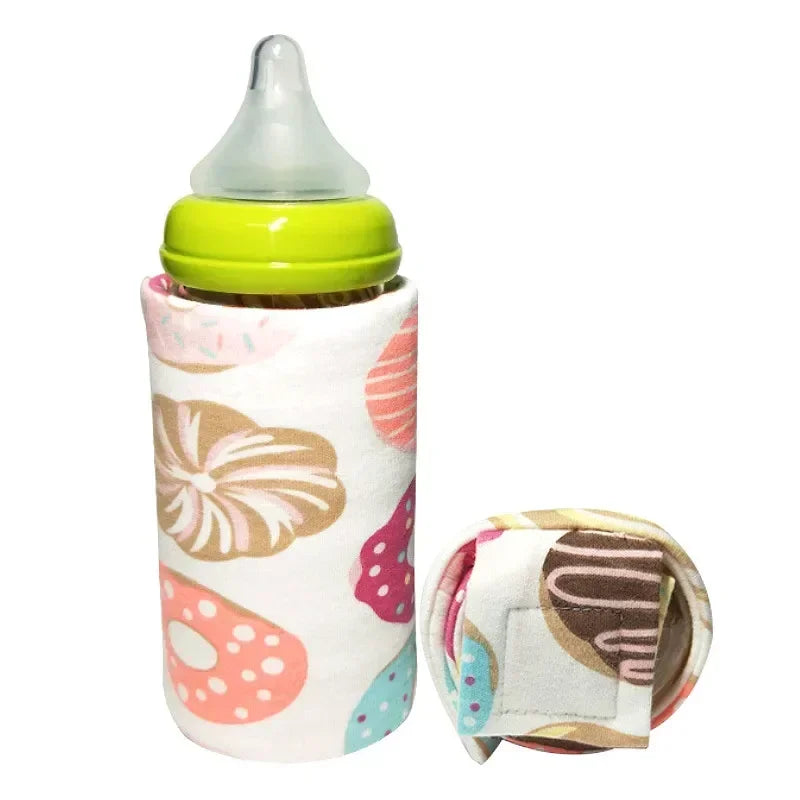 USB Milk Water Bottle Warmer Travel Stroller Insulated Baby Nursing Bottle Heater Newborn Infant Portable Bottle Feeding Warmers